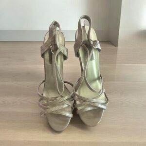 Dyeables Nude High Heels - Womens Size 8M - Nude - 5” - Taupe